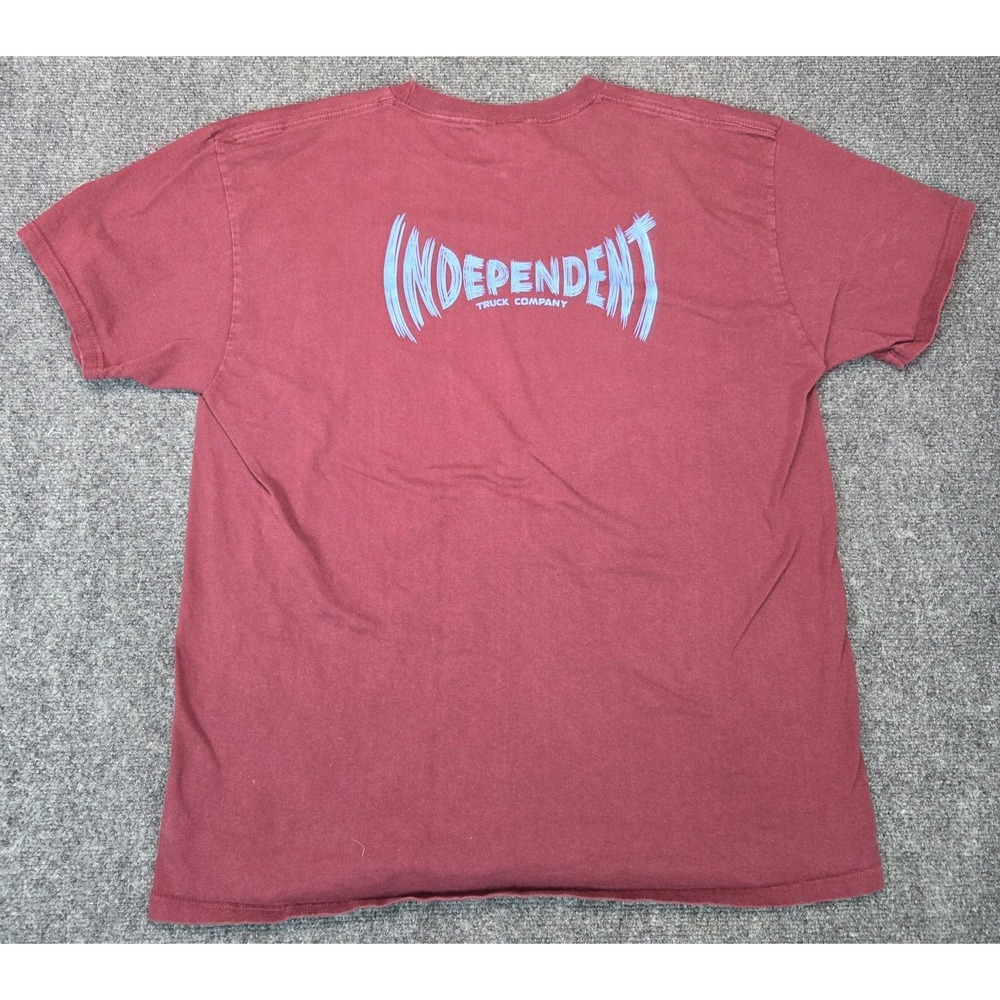 Independent Tee Shirt Red Skateboarding